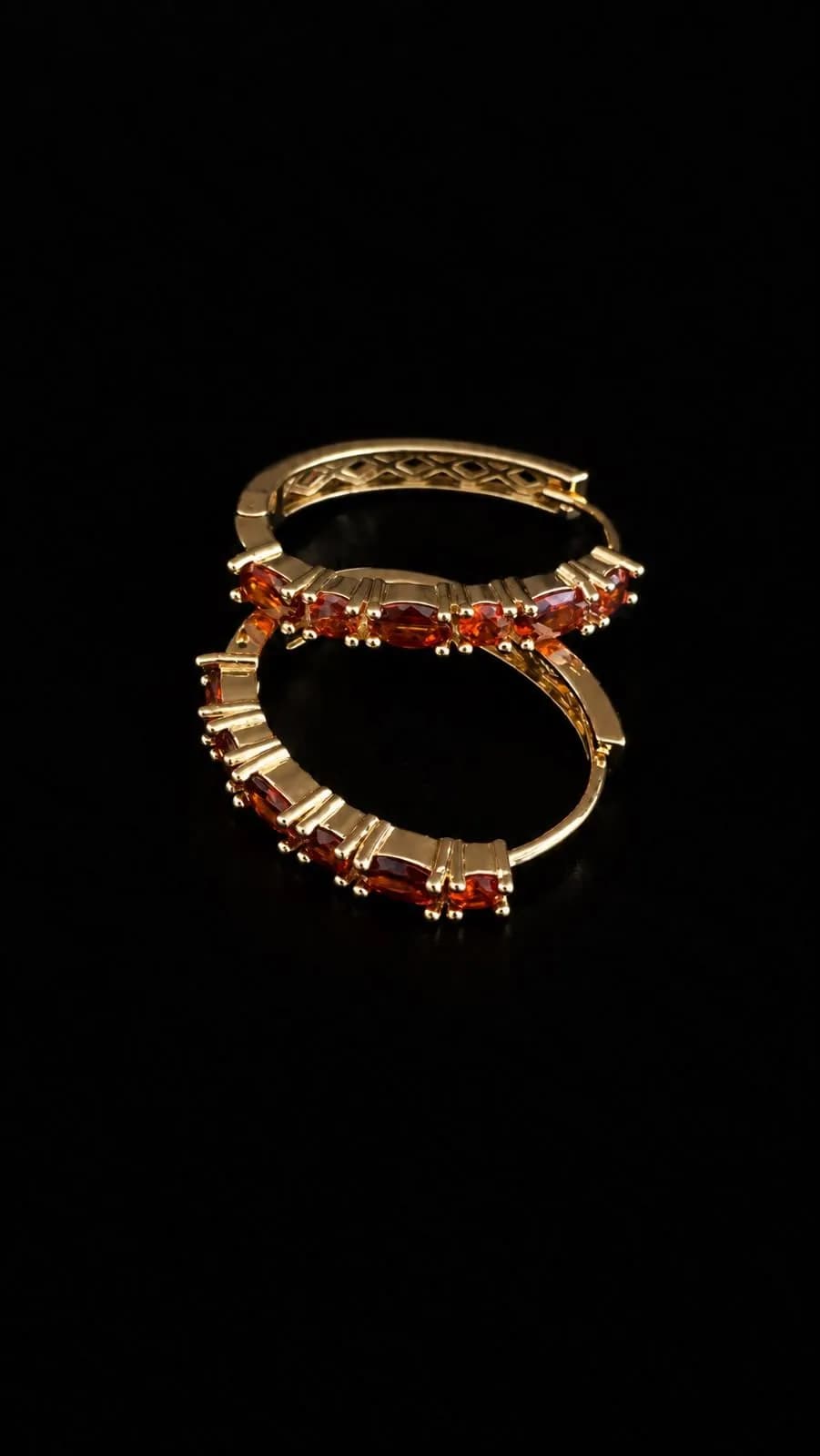 Aretes Brillo Ámbar
